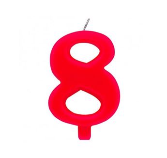 Vela roja N8 - Imagen 1