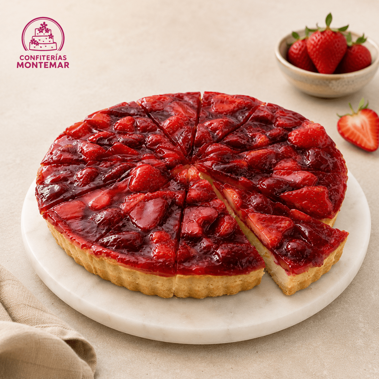 Tarta Queso y Fresas Tarta Queso y Fresas - Imagen 1
