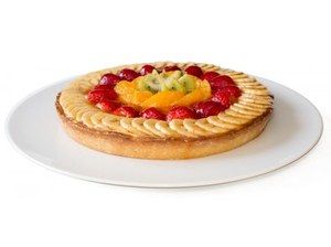 Tarta masa quebrada y frutas - Imagen 1