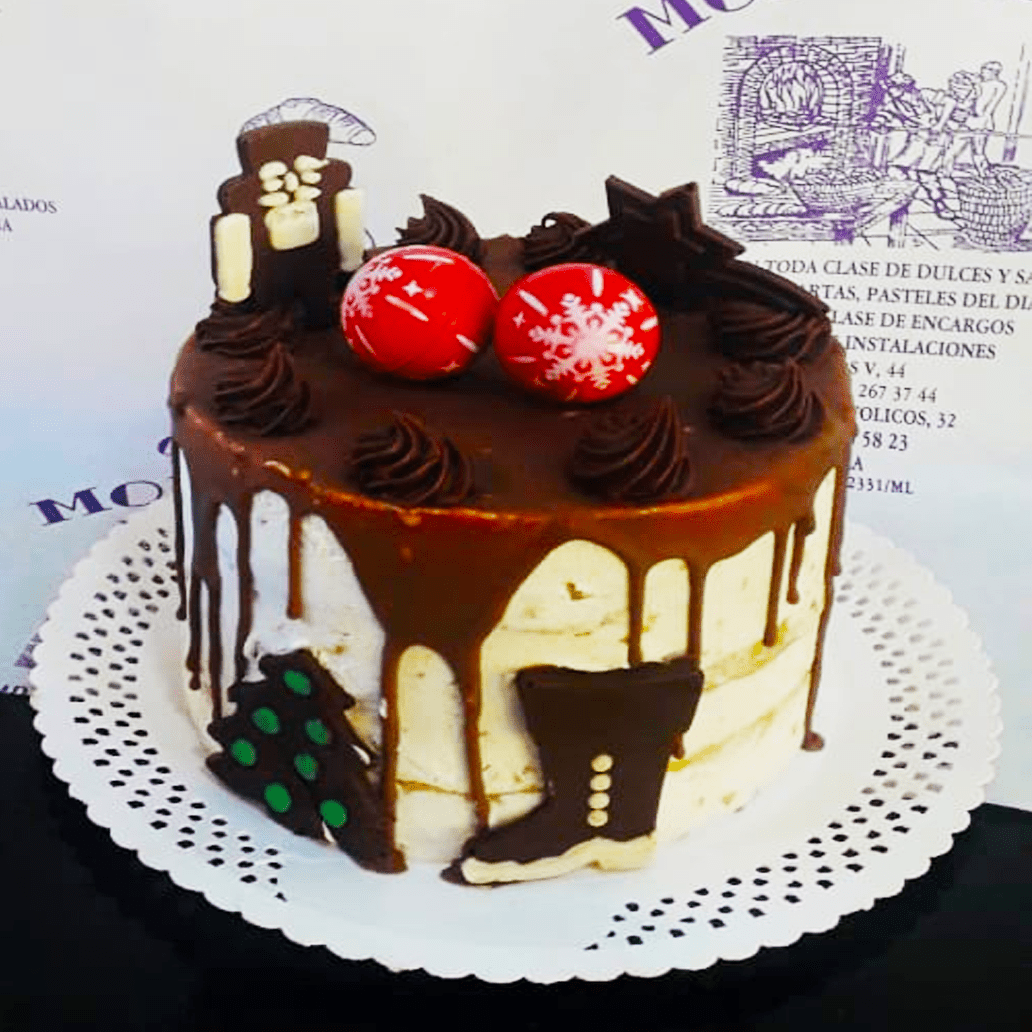 Tarta chocolate y turrón - Imagen 1