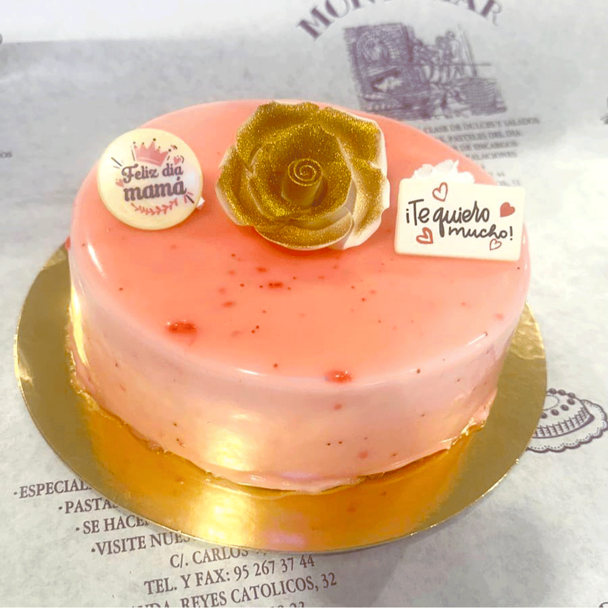 tartadiadelamadre2024 Tarta "Dia de la Madre" Frambuesa - Imagen 1