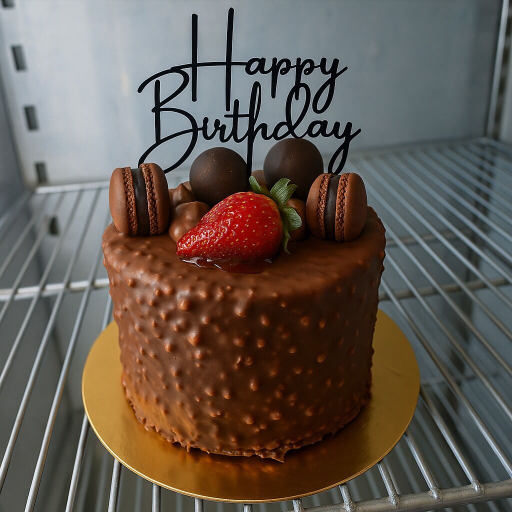 Tarta de Cumpleaños Chocolate & Fresa - Imagen 1